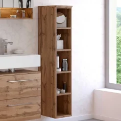 Hängendes Badezimmer Regal 25x130x35 cm - Lemnas