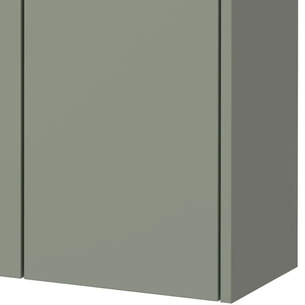 Hängendes Vertiko & runder Spiegel - Point (zweiteilig)