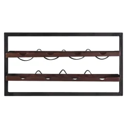 Hängendes Weinregal für acht Flaschen - Solapura