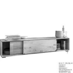 Hängeschrank mit Schiebetüren 170x35x41 - Sinta