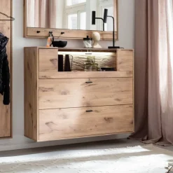 Hänge-Schuhschrank mit LED Beleuchtung - Vapposia