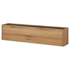 Hänge-TV-Board in Wildeiche Optik und Anthrazit - Colomania