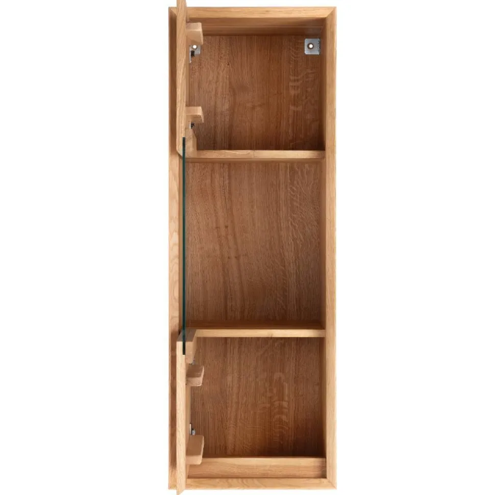 Hängevitrine aus Wildeiche Massivholz - Fredellia