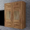 Hängevitrine Vaskov aus massiver Wildeiche