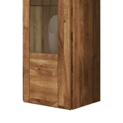 Hängevitrine Vaskov aus Wildeiche Massivholz