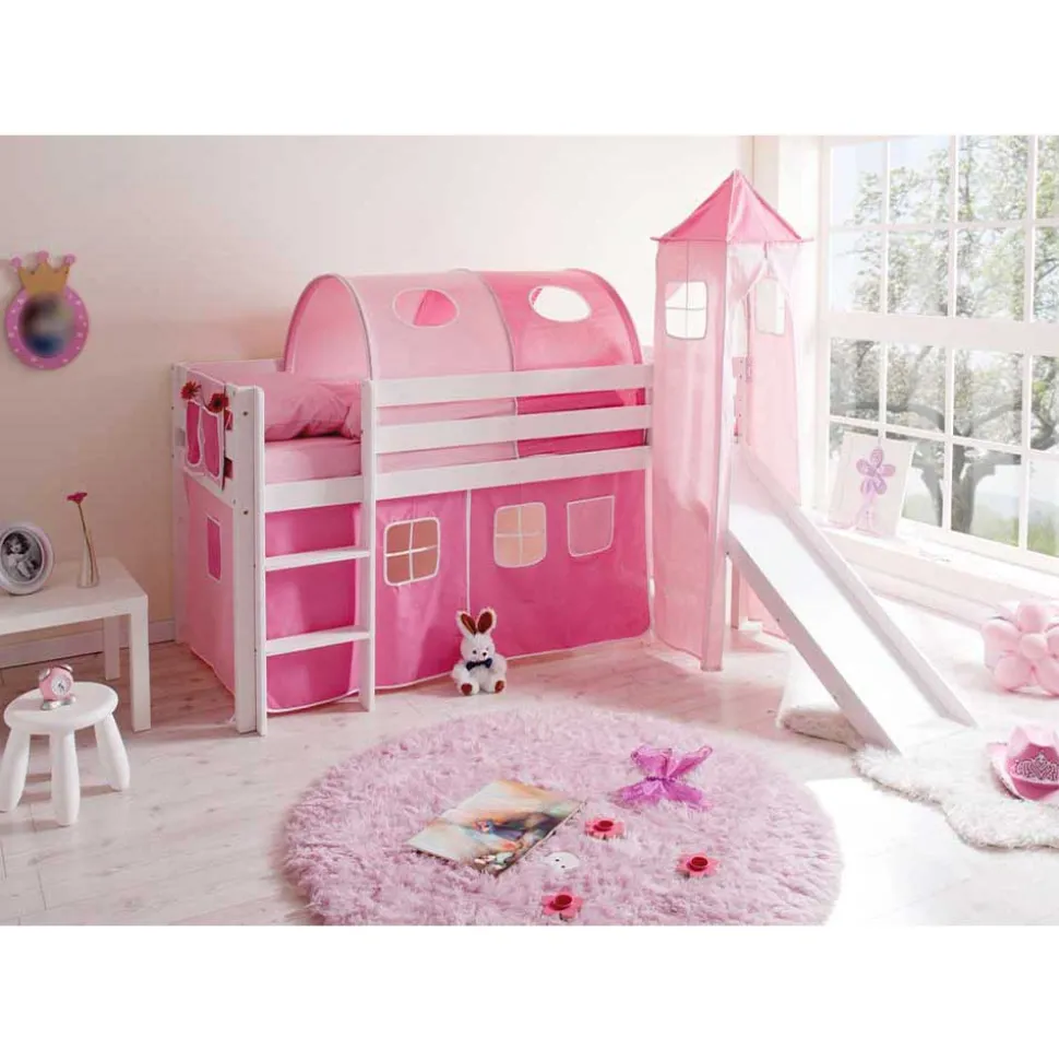 Hochbett Laura in Weiß