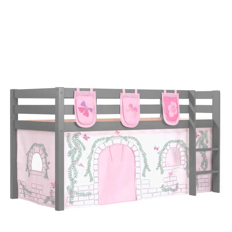 Hochbett mit Schmetterling & Vogel Motiv - Guern