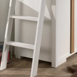 Hochbett mit Schrank und Schreibtisch - Cracks (vierteilig)
