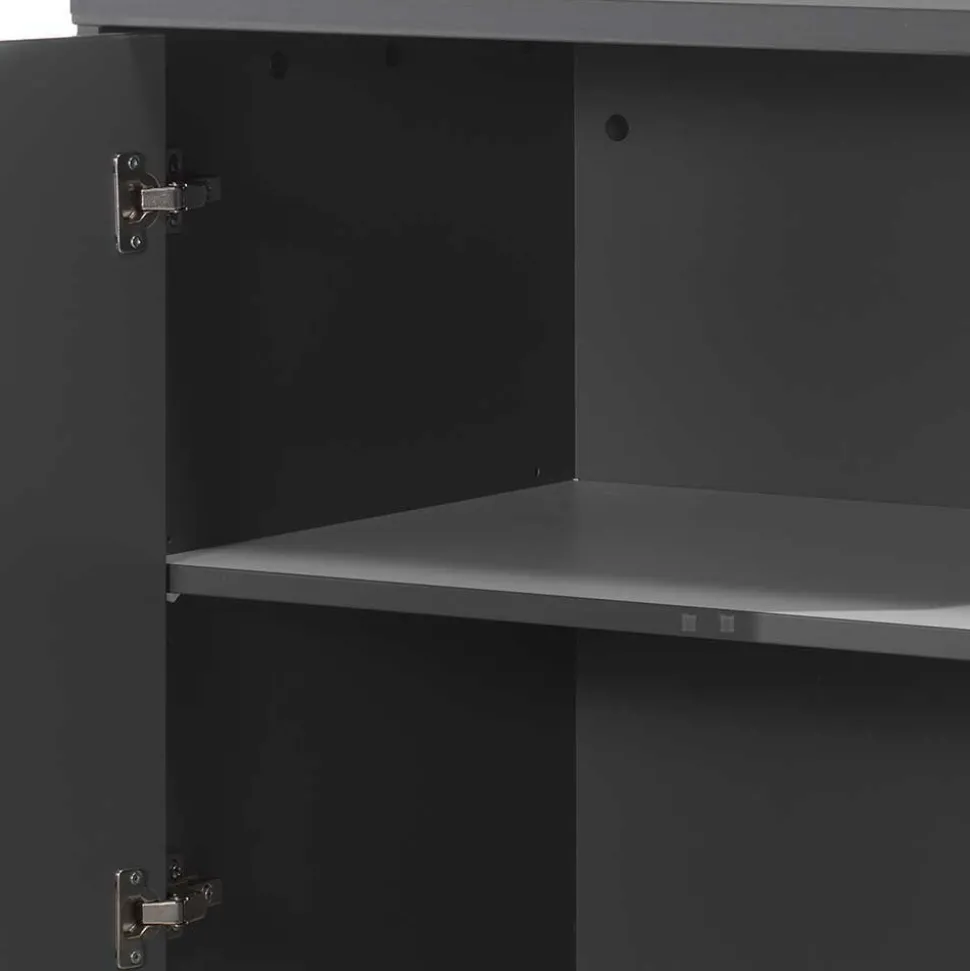 Hochbett mit Schreibtisch und Schrank - Lilova (vierteilig)