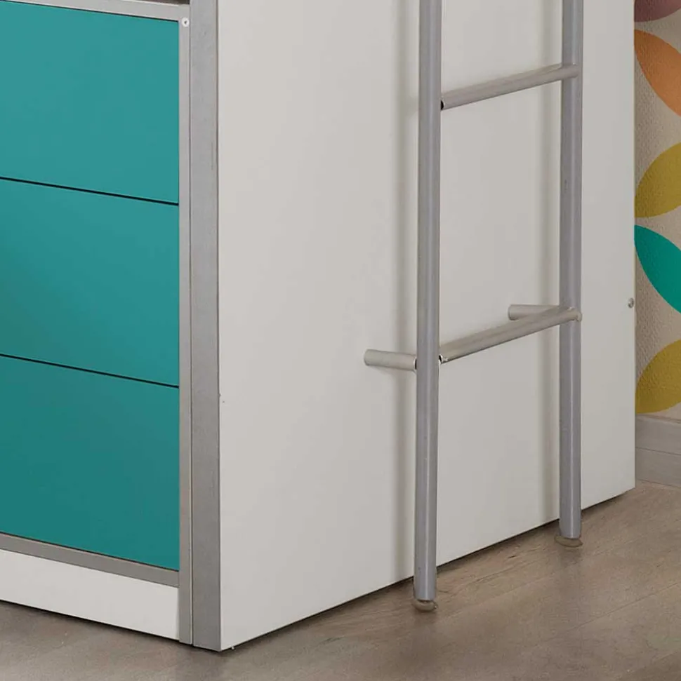 Hochbett Nowy in Blau