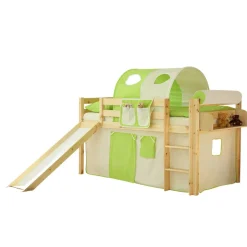 Hochbett Zarodrana mit Rutsche und Tunnel