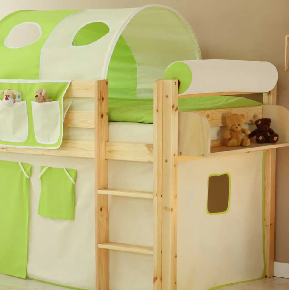 Hochbett Zarodrana mit Rutsche und Tunnel