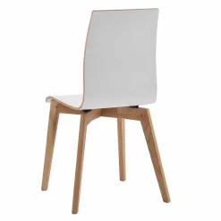 Hochdrucklaminat Stuhl in Weiß - Sonda (2er Set)