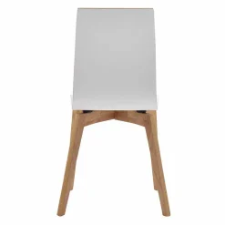 Hochdrucklaminat Stuhl in Weiß - Sonda (2er Set)