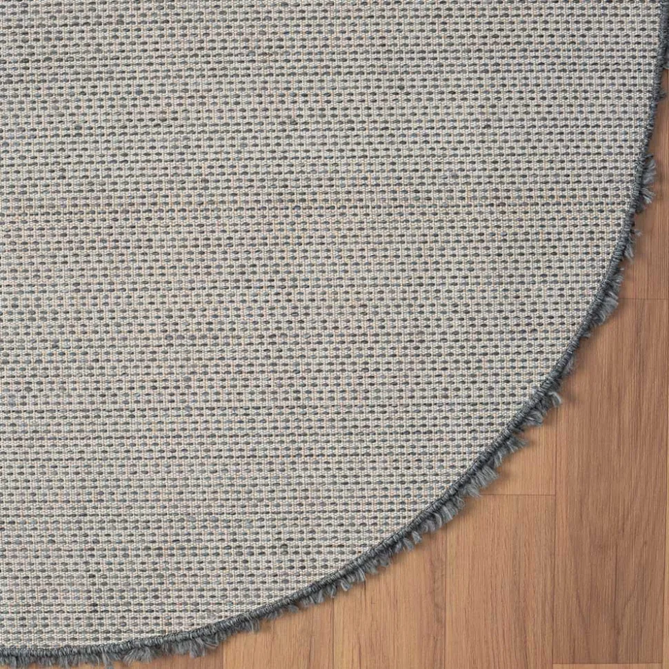 Hochflor Teppich in Dunkelgrau - Eleva