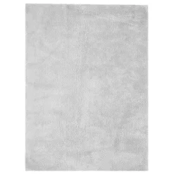 Hochflorteppich in Silbergrau - Ronin