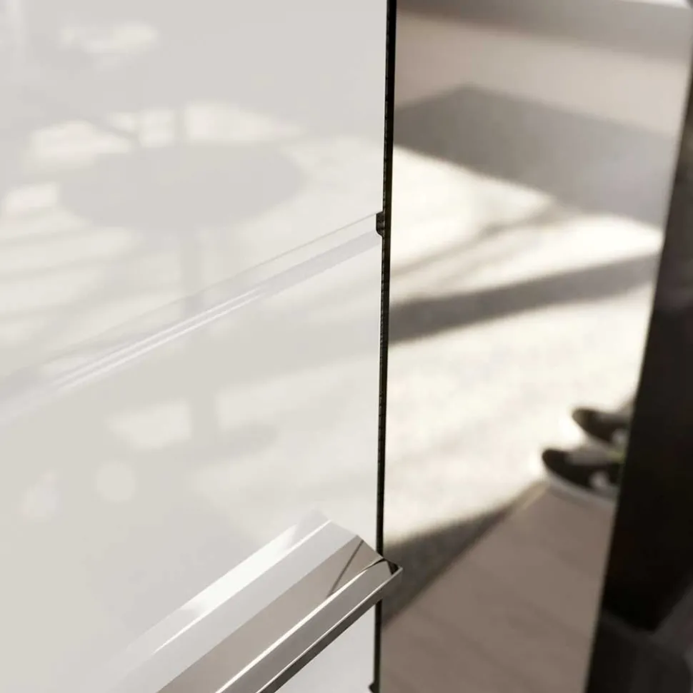 Hochglanz Dielenmöbel Set - Nancys (dreiteilig)