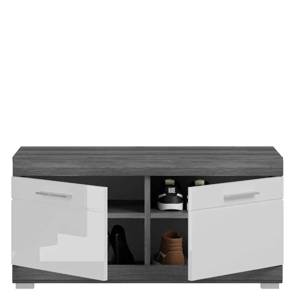 Hochglanz Dielenmöbel Set - Nancys (dreiteilig)