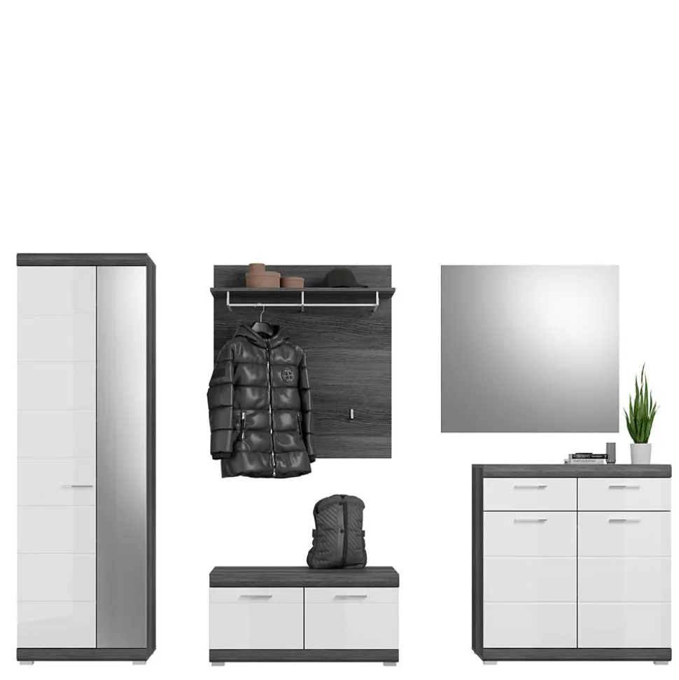 Hochglanz Flurmäbel Kombination - Nancys (fünfteilig)