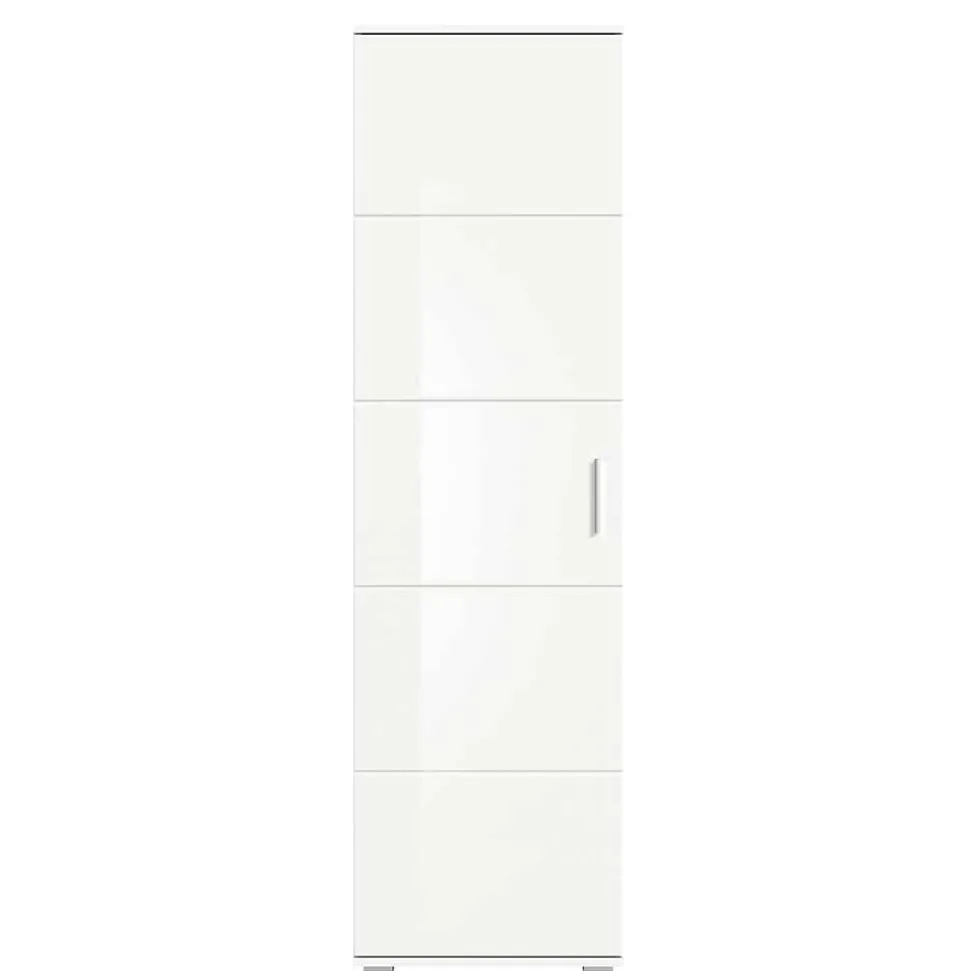Hochglanz Flurschrank in Weiß - Rugova
