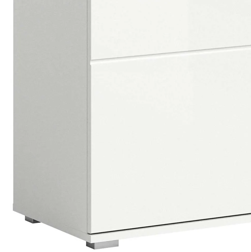 Hochglanz Flurschrank in Weiß - Rugova