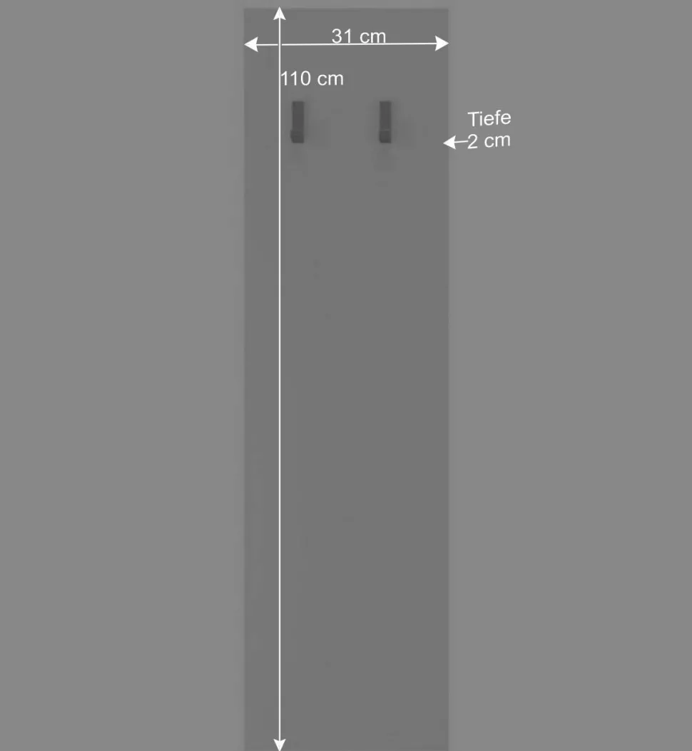 Hochglanz Garderobenmöbel Set - Castalla (dreiteilig)