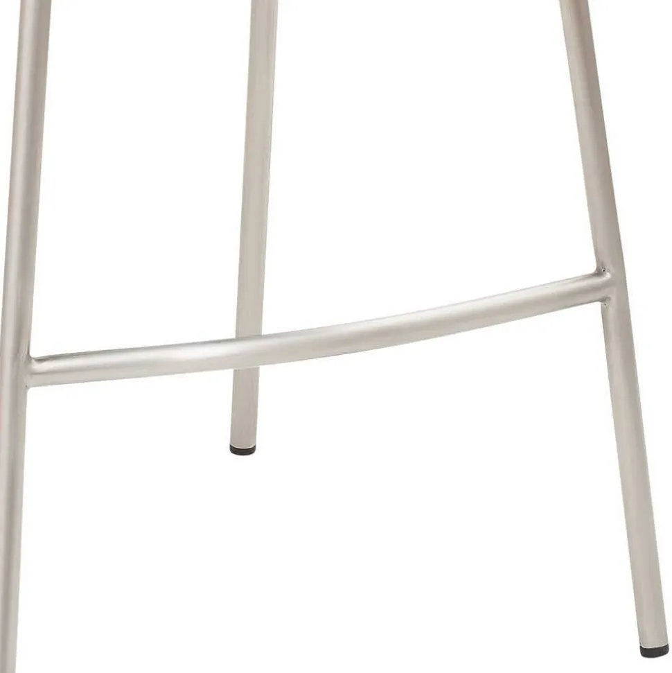 Hochhocker mit Rückenlehne in Dunkelgrau - Hobart