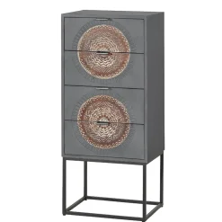 Hochkommode - dekorativ mit Mandalas - Mesusco