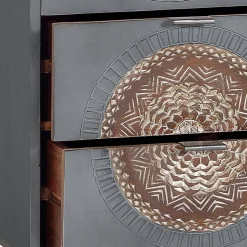 Hochkommode - dekorativ mit Mandalas - Mesusco