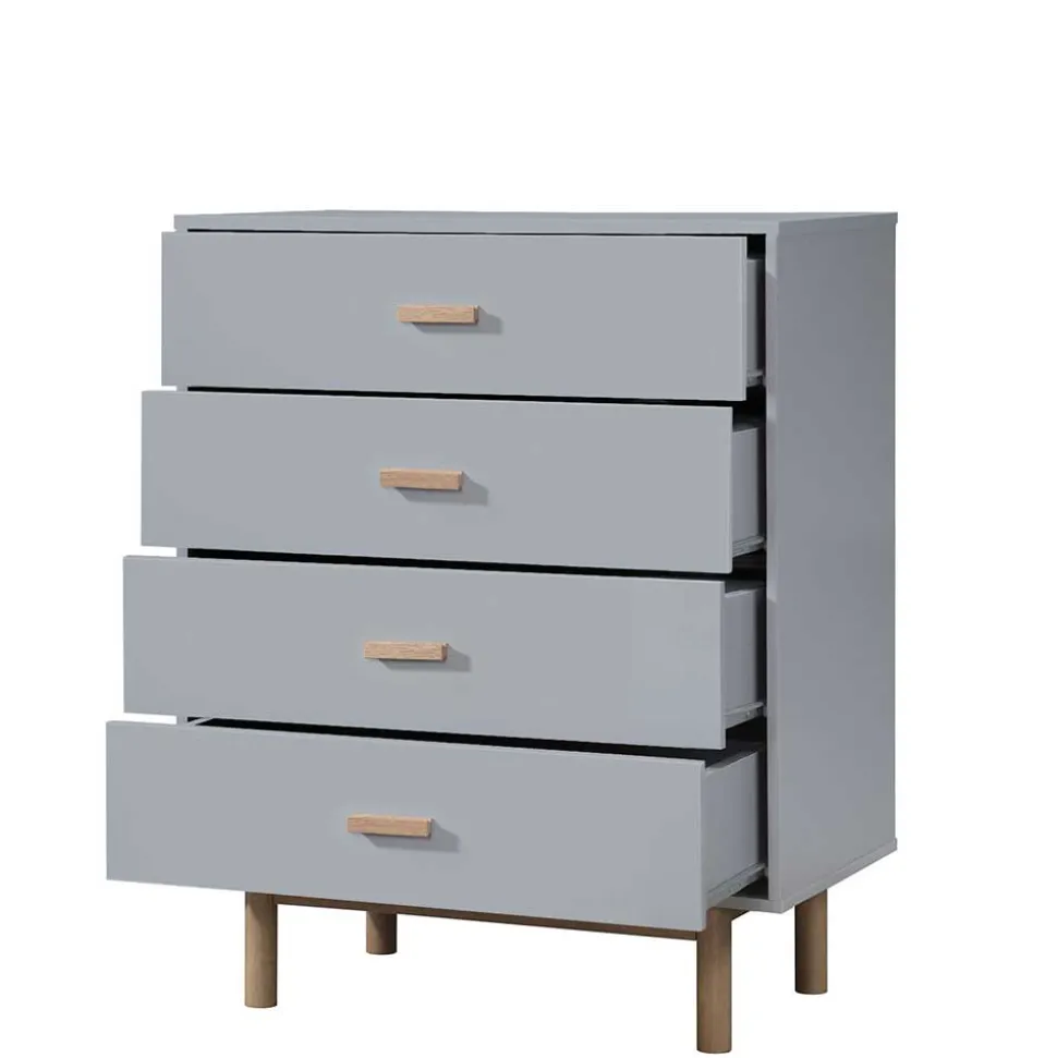 Hochkommode - zweifarbiger Scandi Chic - Caldaro