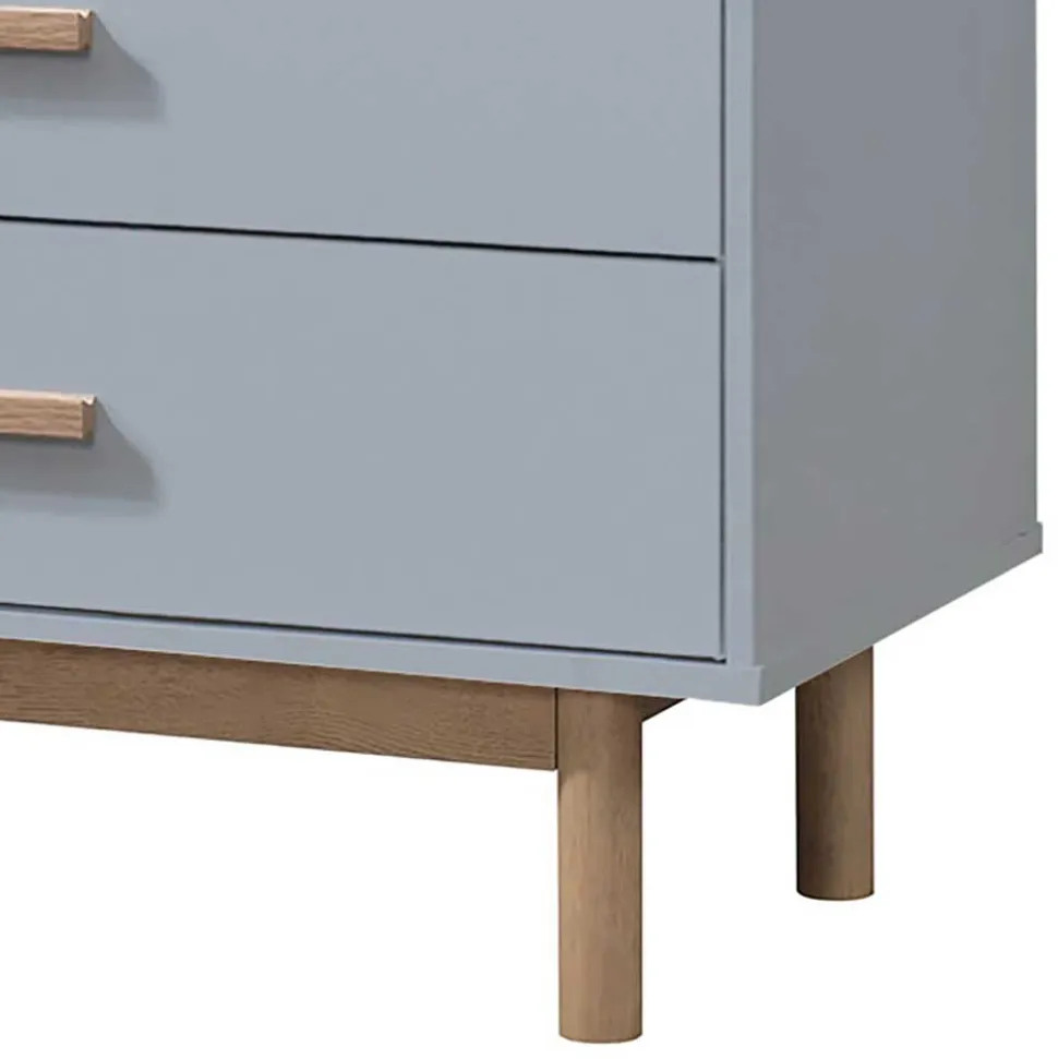 Hochkommode - zweifarbiger Scandi Chic - Caldaro