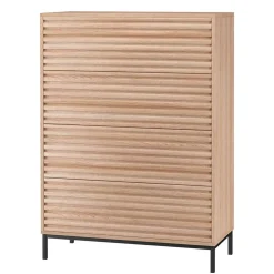 Hochkommode in Eiche Holzoptik - Lunira