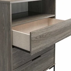 Hochkommode in Holzoptik Eiche verwittert - Grafics