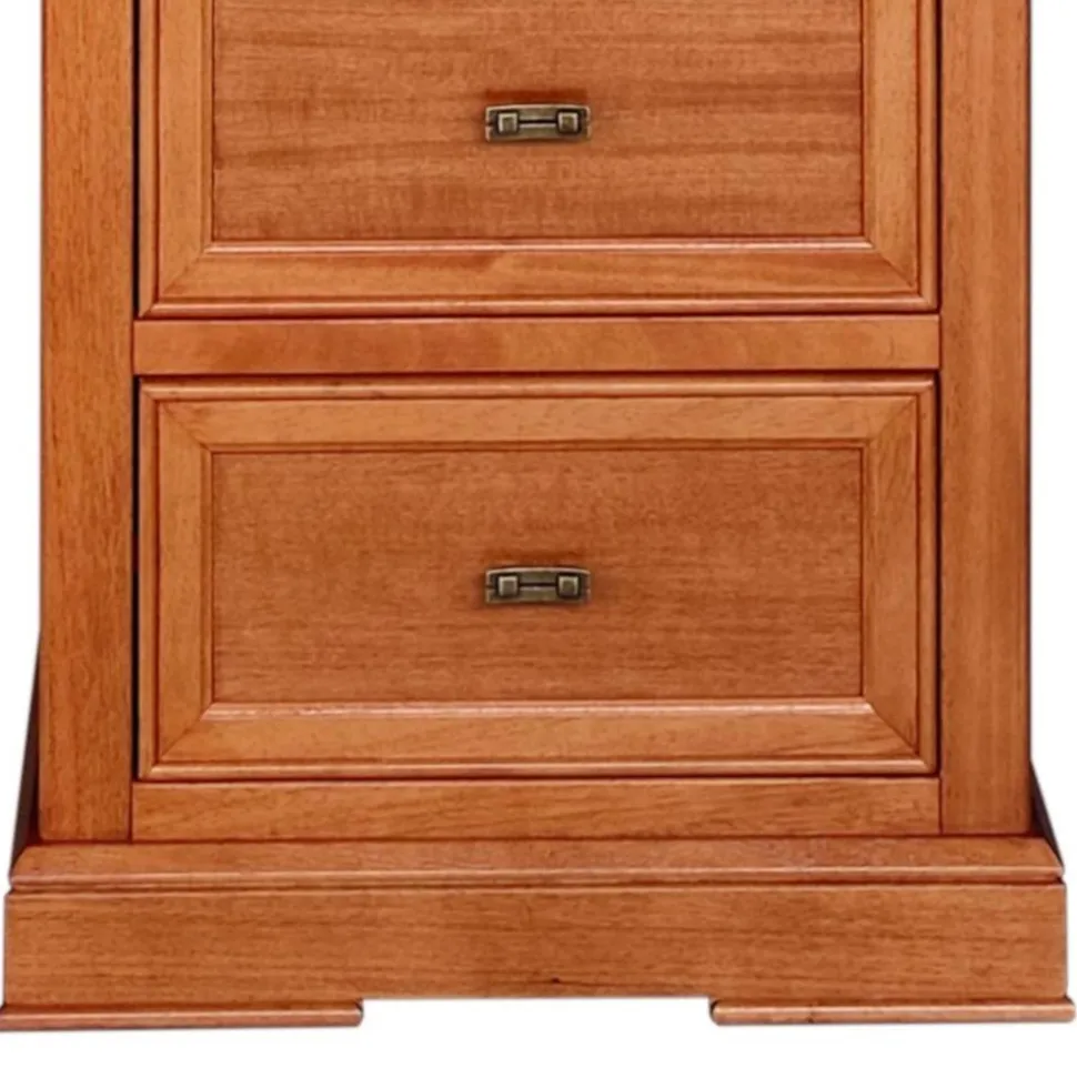 Hochkommode in Kirschbaumfarben - Troyesa