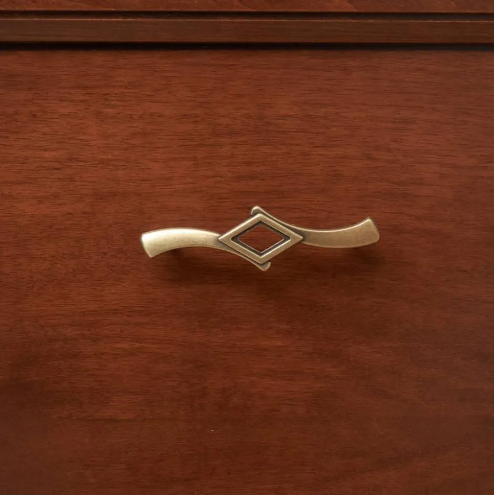 Hochkommode in Walnussbraun - Dramos