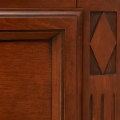 Hochkommode in Walnussbraun - Dramos