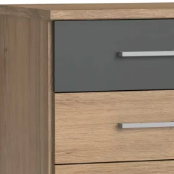 Hochkommode mit sechs Schubladen - 46x106x40 cm - Leviza