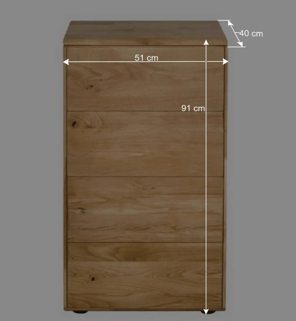 Hochkommode mit vier Schubladen - Feanor