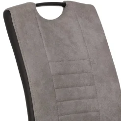 Hochlehner Schwingstuhl in Grau & Schwarz - Milly (Set)