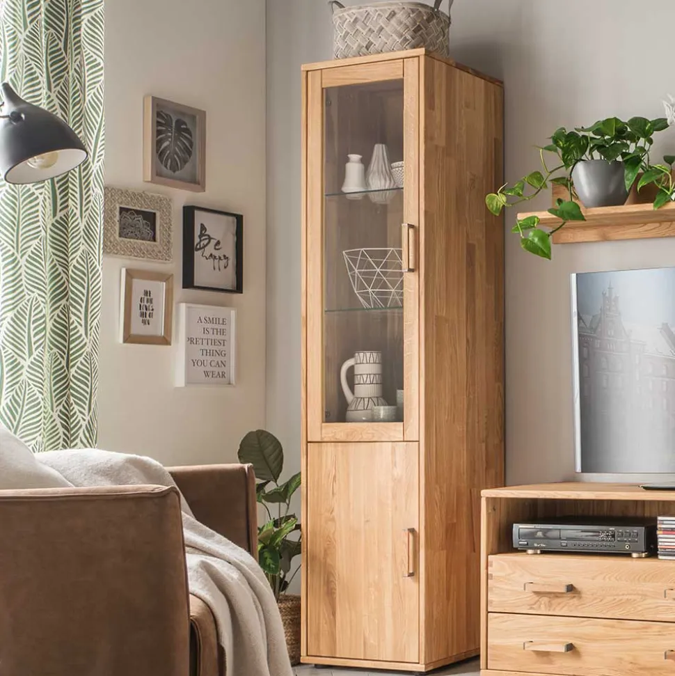 Hochwertige Wohnzimmer Möbel in Eiche - Teano (vierteilig)