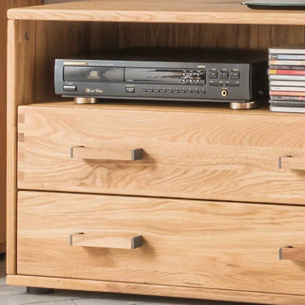 Hochwertige Wohnzimmer Möbel in Eiche - Teano (vierteilig)