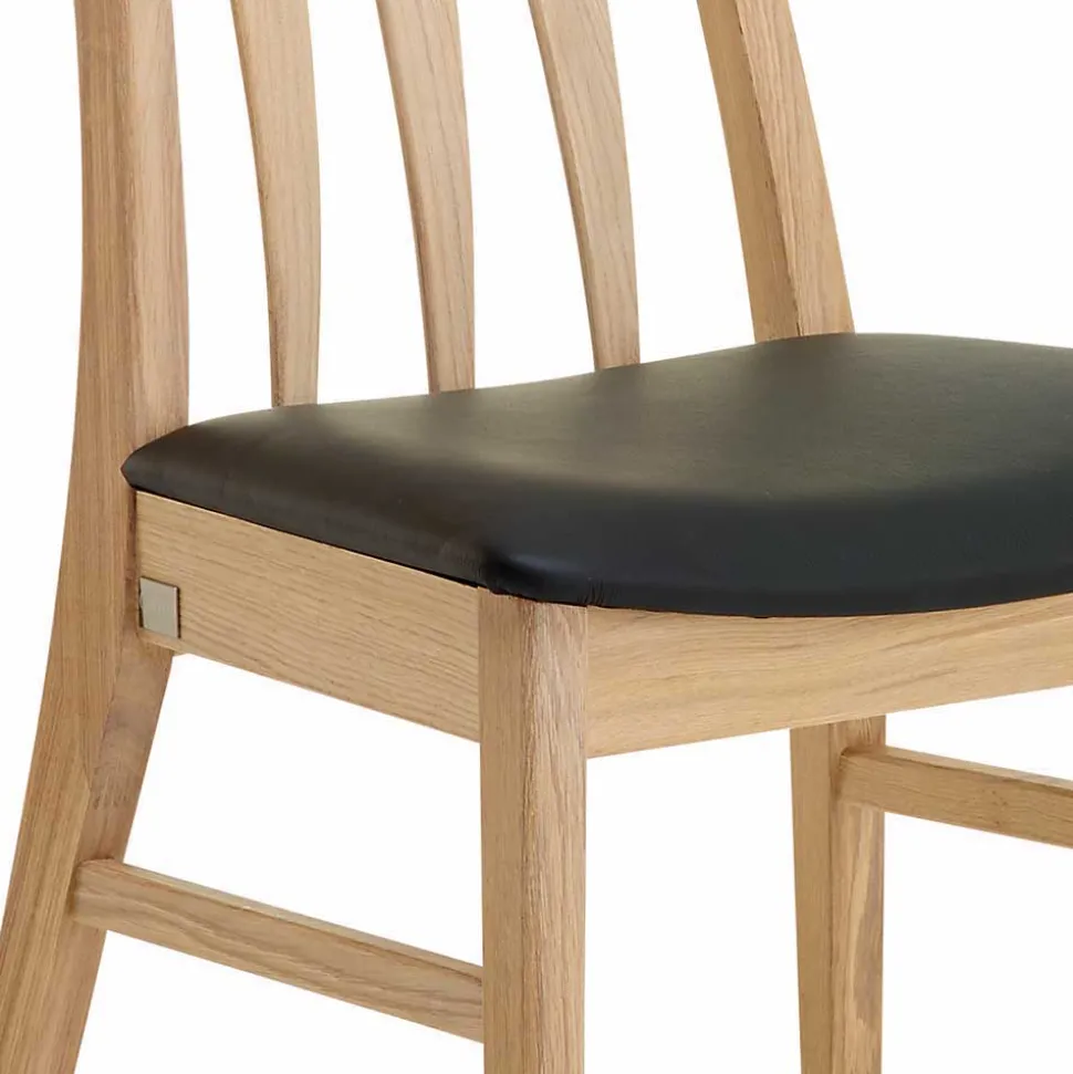 Hochwertiger Stuhl aus Eichenholz - Baddy (2er Set)