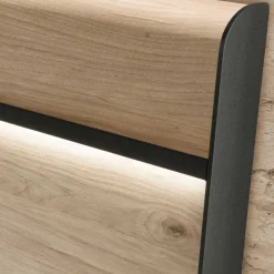 Hochwertiges Schlafzimmer Set mit LED - Licruva (vierteilig)