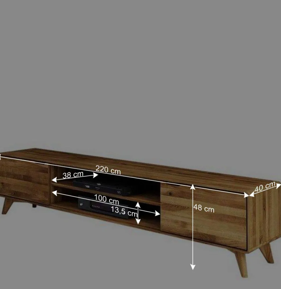Hochwertiges TV Lowboard 2-türig - Eavy