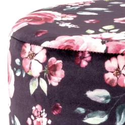 Hocker mit Samt Rosen Motiv - Henrics