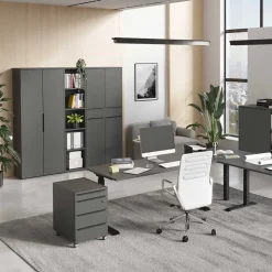 Hohe Büroschränke & Regal Kombination - Tila (dreiteilig)