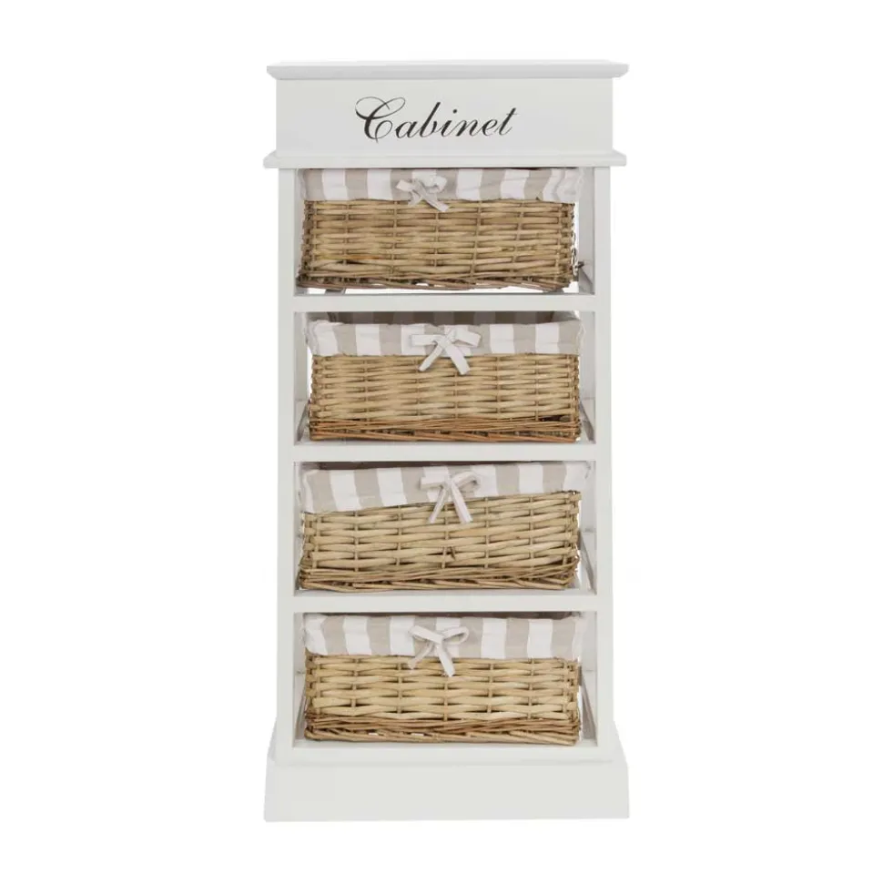 Hohe Kommode Efate mit Körben