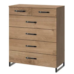 Hohe Kommode mit sechs Schubladen - Anota