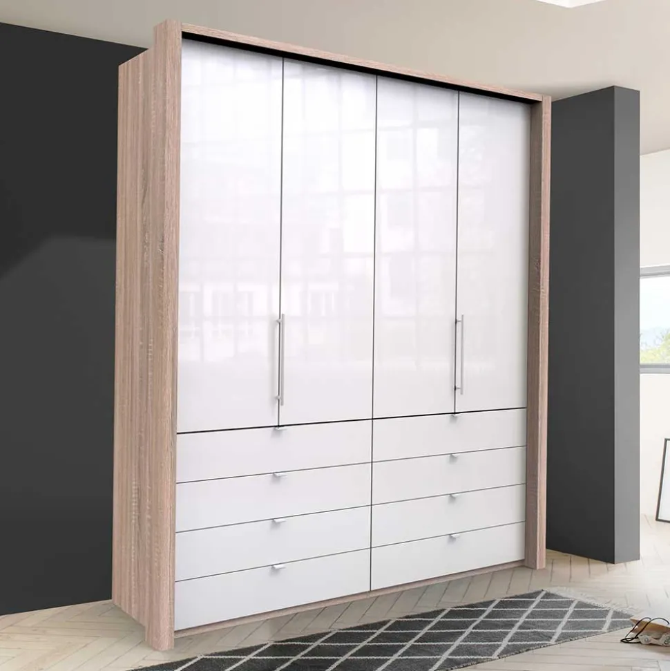 Hoher Kleiderschrank 2 türig - Bosays