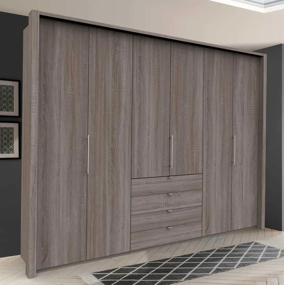 Hoher Schlafzimmerschrank 3 türig - Crenba